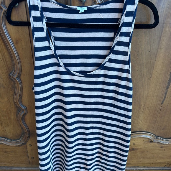 J Crew Coral/Navy Womens Tank - M - Picture 5 of 7